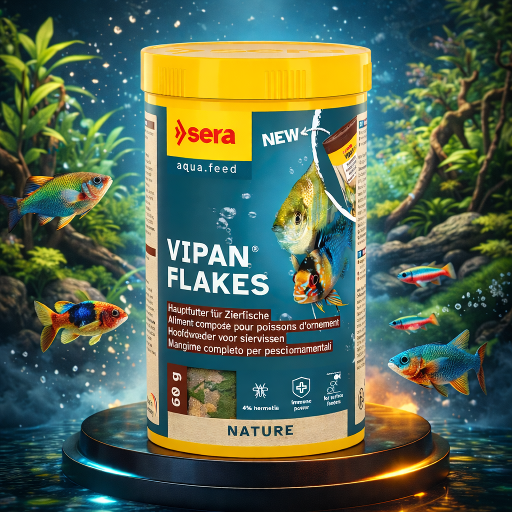 Sera Vipan Flakes - Aliment pour poissons d'ornement 22g