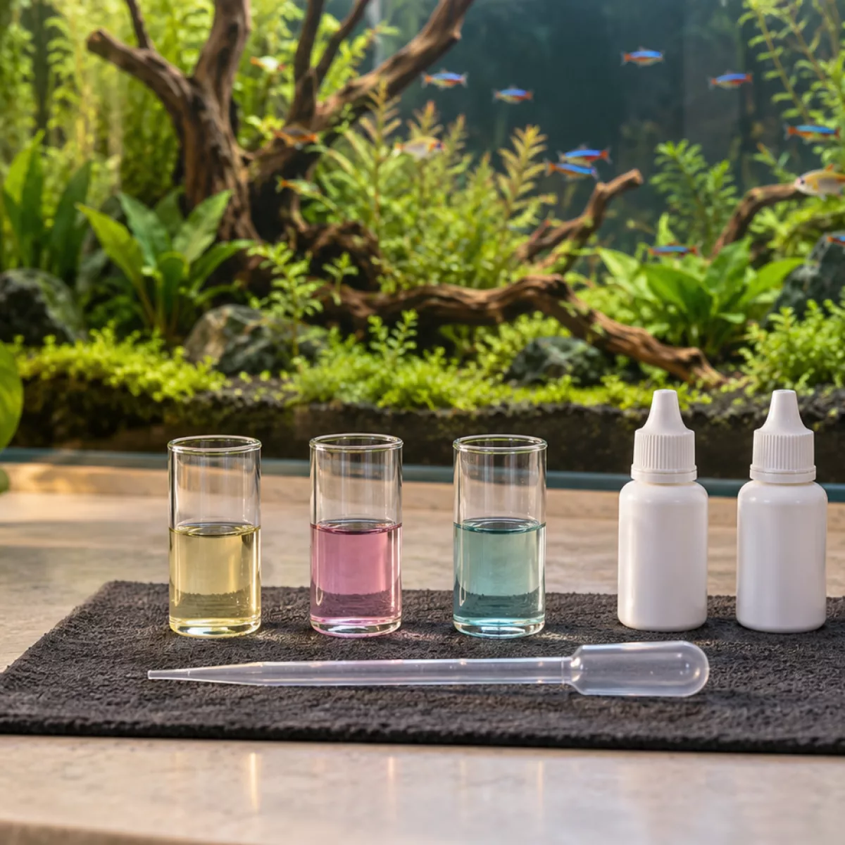 Tests d’eau en aquarium : lesquels sont indispensables ?
