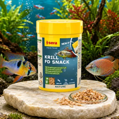 Sera Krill FD Snack Nature – Krill lyophilisé 15 g