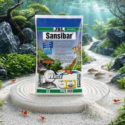 JBL Sansibar White 10 kg – Sable blanc fin pour aquarium