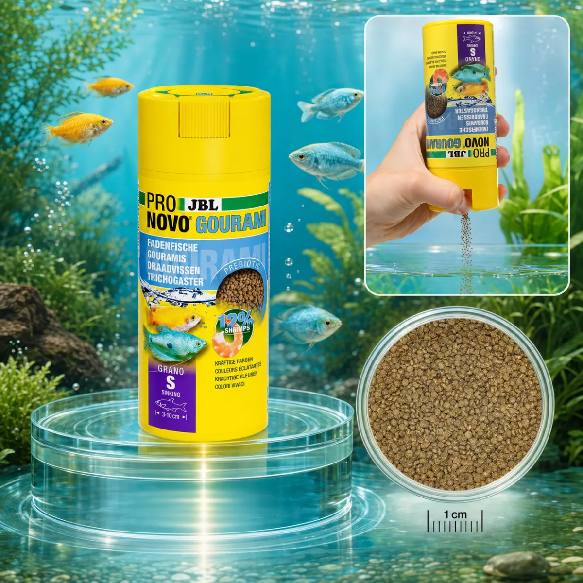 JBL ProNovo Gourami Grano S – 250 ml