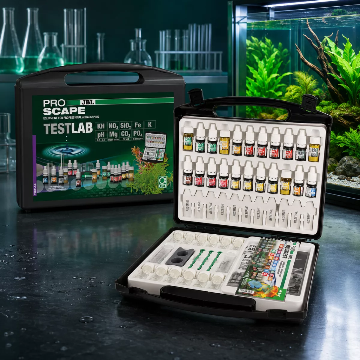 JBL ProAquaTest Lab ProScape – Mallette de tests pour aquascaping