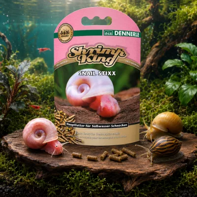 Dennerle Shrimp King Snail Stixx – Aliment pour escargots 45 g