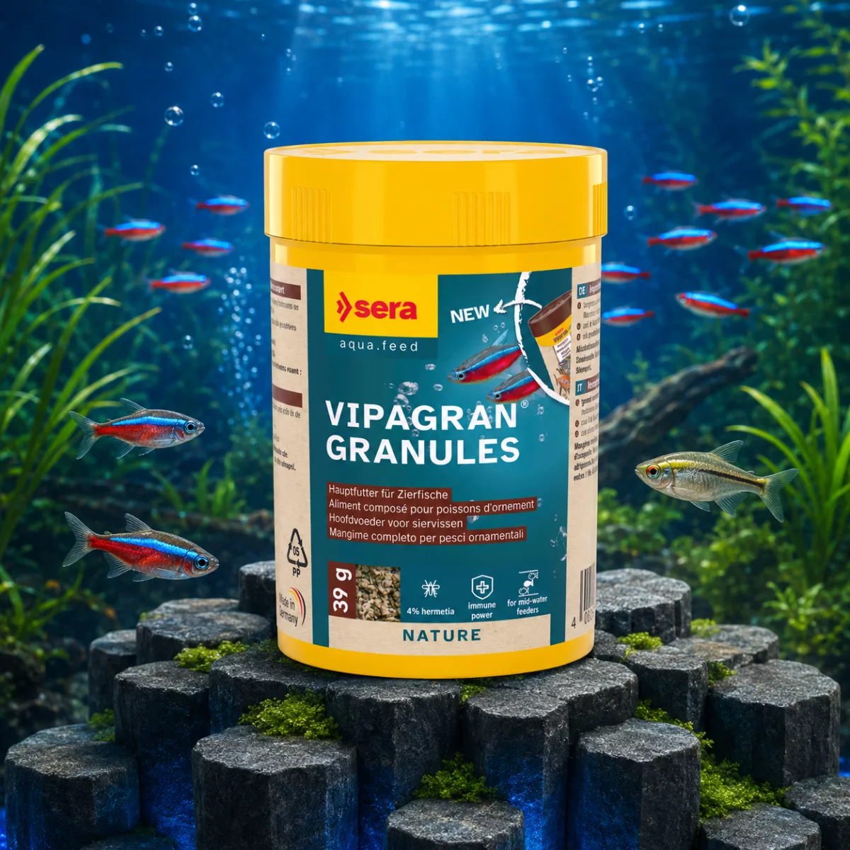 Sera Vipagran Nature – Granulés pour poissons d’ornement