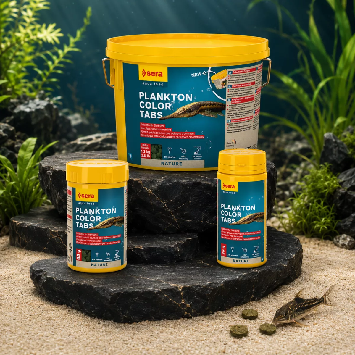Sera Plankton Color Tabs Nature – Pastilles pour poissons de fond
