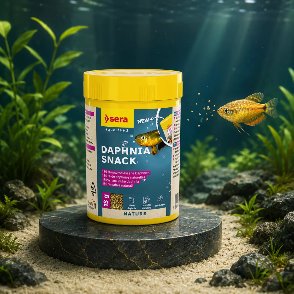 Sera Daphnia Snack Nature – Daphnies naturelles pour poissons