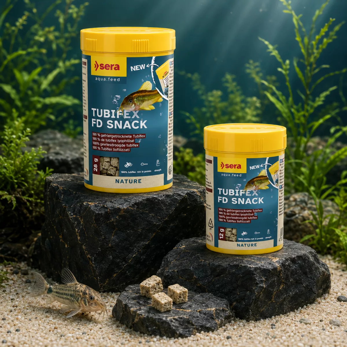 Sera Tubifex FD Snack Nature – Tubifex lyophilisés pour poissons