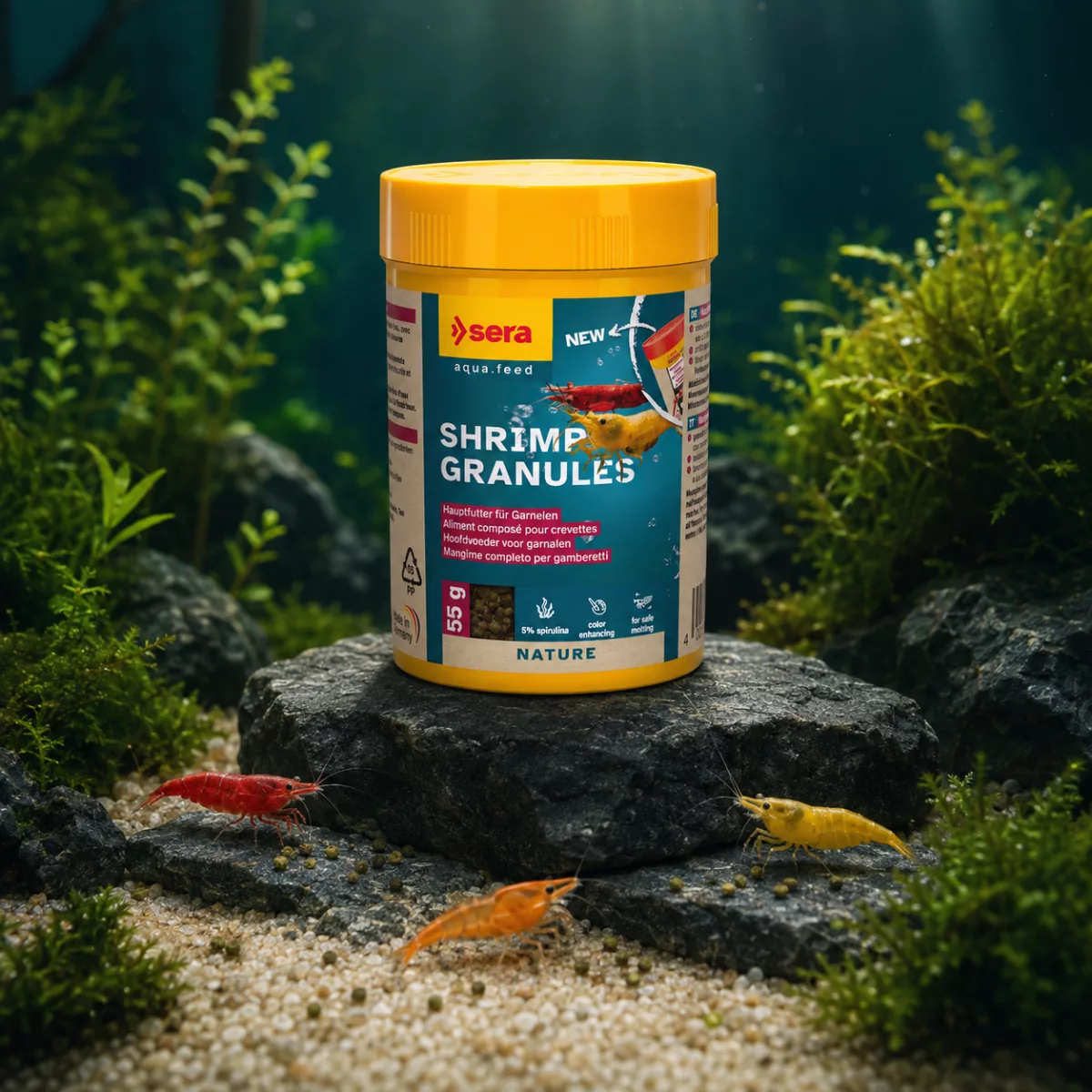 Sera Shrimp Granules Nature – Granulés pour crevettes