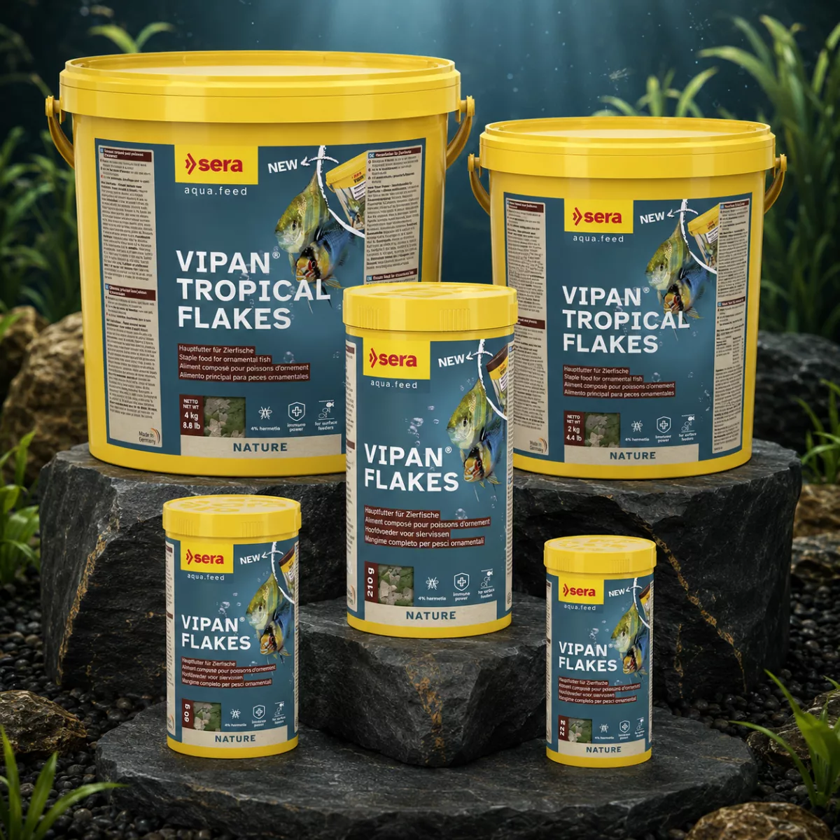 Sera Vipan Flakes Nature – Flocons pour poissons d’ornement