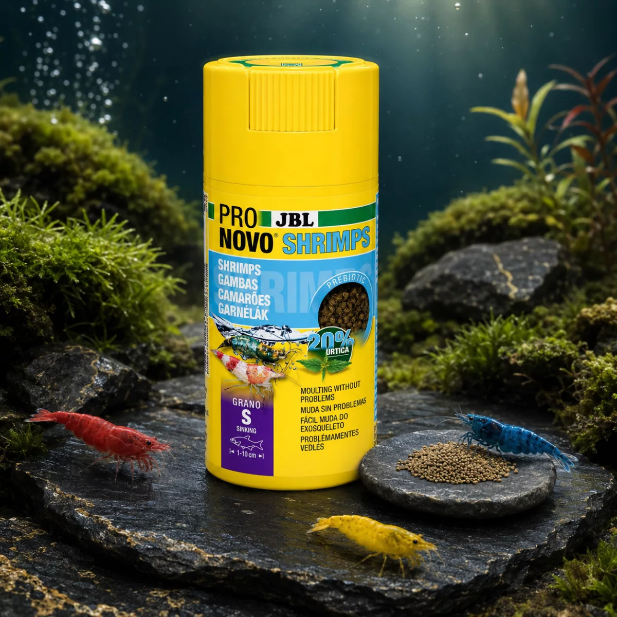 JBL ProNovo Shrimps Grano S – Granulés pour crevettes