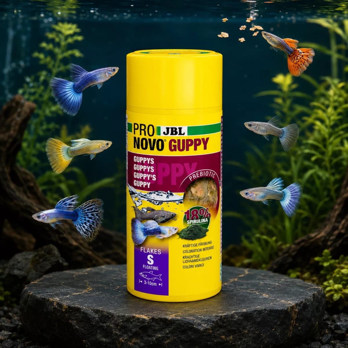 JBL ProNovo Guppy Flakes S – Flocons pour guppys