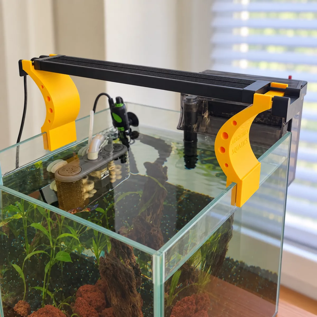 Supports rehausseurs de rampe LED 10 cm – Alchimia Aquatics – Kit avec 10 cales