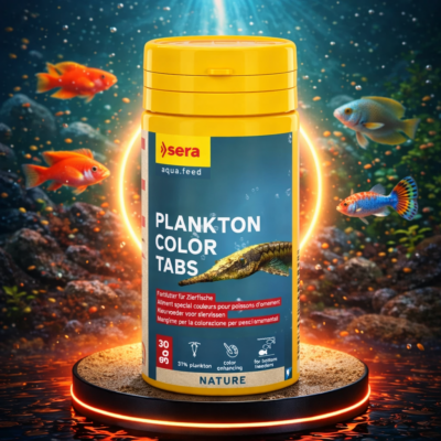 Sera Plankton color TABS Nature - Aliment spécial couleurs pour poisson 30g
