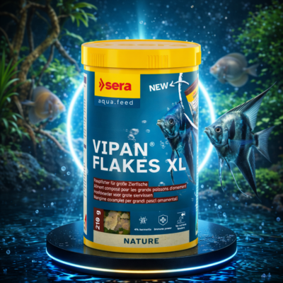 Sera Vipan Flakes XL Nature - Aliment pour poisson d'ornement